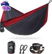 Double and Single Camping Hammocks - Hammock with Free Premium Straps & Carabine