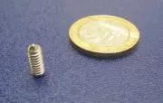 18-8 Stainless Steel Set Screws, Cone Point, 6-32 x 3/8" Length, 100 Pieces