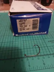 Nos Mustad Hooks 1000 Hooks In Box Nice