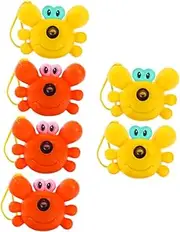 TOYANDONA 6pcs Educational Projection Camera Toy for Boy Girl Fun Crab Shaped Boy Girl Camera Safe Material Creative Learning for Boys Girls