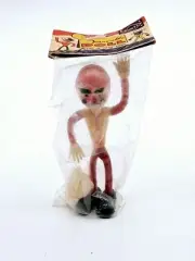 Vintage Benley Movable Doll Dime Store Rubber Bendable Man Made In Hong Kong NIP