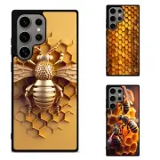 For Samsung S7 S8 S9 S10 S20 Plus Lite Anti Fingerprint Yellow Honeybee Genetics