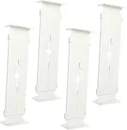 OHPHCALL 4pcs Adjustable Drawer Dividers Retractable Organizer for Efficient Drawer Sorting Partition Boards for Home and Dorm Storage Elegant Design