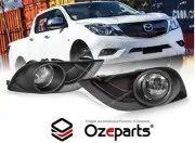 Full Set Fog Light Spot Driving Lamp KIT For Mazda BT50 BT-50 UP UR 2011~2018 (for: Mazda)