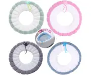 Soft Plush Toilet Seat Pads Toilet Seat Cover 4 Pcs Toilet Seat Cover Toilet Seat Mat Thick Toilet