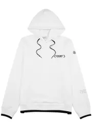 Moncler 7 Moncler Frgmt Hooded Cotton Sweatshirt, White, Sweatshirt - XL XL