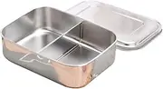 OFFSCH Stainless Steel Bento Storage Box Compartment Food Container for Lunch Snacks and Salad for Adults Easy to Clean Dishwasher Safe No Microwave Use