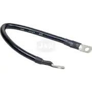 4Ga Battery Cable 12" for Golf Cart - Black, 5/16" Hole Lugs, Pre-Made