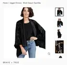 Brave And True Sequin Kimono O/S
