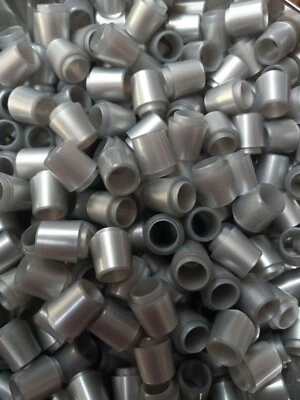 50X NEW PREM GOLF FERRULES .355 SILVER "COLLARED" IRON FERRULES.355 .55OD