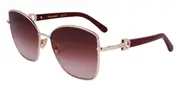 Salvatore Ferragamo SF312SR 773 Men's Sunglasses Gold Size 60