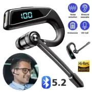 Trucker Wireless Bluetooth 5.2 Earpiece Headset Earbud 270° Noise Cancelling Mic
