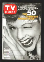 MAG: TV Guide 10/13/2001-Lucille Ball photo cover 1 of 8-Western NY State edi...