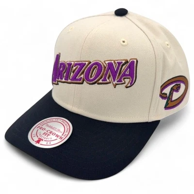 MENS MITCHELL & NESS MLB OFF WORD PRO SNAPBACK COOP DIAMONDBACKS