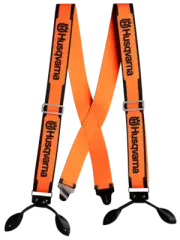 Genuine OEM Husqvarna 596280610 Orange Suspenders Button Leather Braces Straps