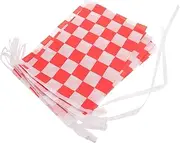 ULDIGI Checkered Racing Flag Race Car Decorative Flag Sticks for Party Decorations