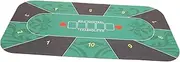 UPKOCH Household Poker Table Mat Non Skid Decorative Table Cover for Board Games Rubber Gaming Mat with Classical Design for Family Entertainment and Noise Reduction