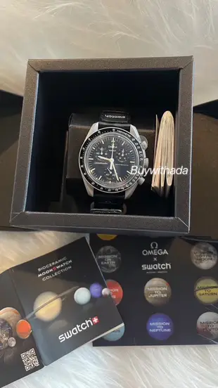 Omega x swatch 限量款😉手錶⌚️黑色/灰色🈶️ 現貨在台 $📩