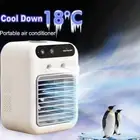 Mini Air Conditioner Portable Fan Dual Spray Ultrasonic Atomization 2-Speed GXM