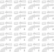 20 Sets Plastic Control Horns 4-Hole for RC Model Airplane Electric Aircraft KT Rudder Angle Foam Electric Plane Fixed-Wing DIY Accessories