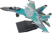 1/100 Scale SU35S Fighter Model Kit, Plane Building Blocks, Kids Toy DIY Aircraft Ornament, Airplane Toy for Bedroom Shelf