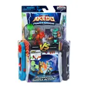 Legends of Akedo Power Storm Versus Pack Burndown VS Shred Head Action Figures