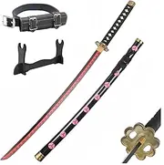 Zoro Sword Bamboo,Roronoa Zoro Swords,Zoro Cosplay Sword/enma Zoro Sword/Trafalgar Law Sword/Edward Newgate,Original Textures for Anime,Suitable for Cosplay, Decoration, Collection.