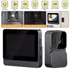 WiFi Wireless Video Doorbell Camera Smart Door Bell HD Intercom Bell Security