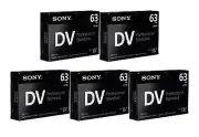 5 Sony Pro HC Mini DV camcorder video tape for DCR HC85 HC65 HC62 HC52 HC48 HC46