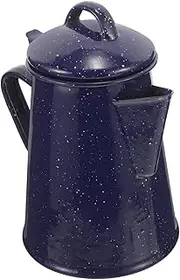 PRETYZOOM Enamel Coffee Pot Handheld Water Kettle for Camping Home Use Elegant Speckled Design Convenient Drip Spout for Coffee Tea Lovers