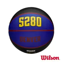 在飛比找PChome24h購物優惠-WILSON NBA 城市系列 金塊 橡膠 籃球 7號