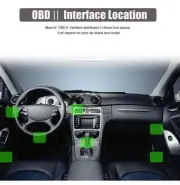 OBD 2 7 Pin to Mini USB Diagnostic Connection Cable 1.8m for Head Up Dispaly