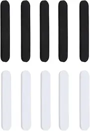 [GZXYUAN] 10 Pieces Hat Size Reducer Hat Sweat Protector Hat Size Tape Golf Hat Liner Hat Size Tape for Men and Women Cap (Black and White), black+white, 13*6*2