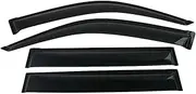 ABS Door Window Visor Side Wind Deflectors, Compatible with Toyota Land Cruiser Prado 120 Fj120 2003-2021