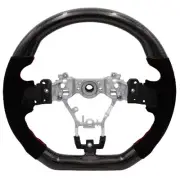 For 2015-2021 Subaru WRX STI BLOX Carbon Alcantara Steering Wheel Red Stitching (for: Subaru)