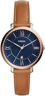 [FOSSIL] Jacqueline Women's Watch with Stainless Steel or Leather Band, Analog Watch Display