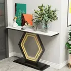Modern Luxury Marble Entry Console Table Hall Display Stand Livingroom Sofa Tabl