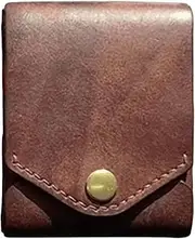 [Gungtj] Leather Wallet for Men, Men’s Slim Wallet, Short Card Wallet, Money Clip Wallet, Front Pocket Wallet, Slim Leather Wallet, Minimalist Money Bag, Men’s Leather Purse, Compact Wallet