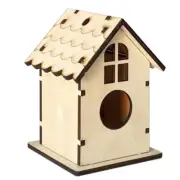 DIY Bird Nesting Box Unassembled Toy for Bird Parrot Parakeets Outdoors