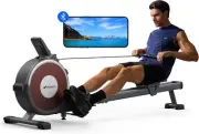 MERACH Magnetic Rowing Machine 16 Levels of Quiet Resistance Workout Fullbody