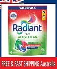 Radiant Active Clean 3 in 1 Laundry Detergent, 675 g (45 Capsules) - Free Delive