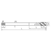 Sutton T2421000 M10 x 1.5 Spiral Flute Tap - R45 W - HSSE V3 TiN