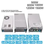 AC DC Switching Power Supply Adjustable 12V-220V LED Indicator Transformers