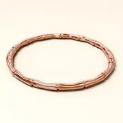 Trunket Bamboo Design Stainless Steel Bangle in Rose Gold