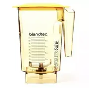 Blendtec Commercial WildSide Blender Jar | Yellow with Hard Lid