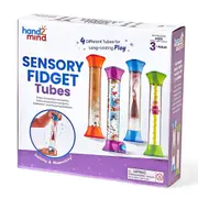 Hand2Mind Sensory Fidget Tubes 4 Piece Set
