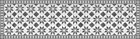 CREARREDA Italian Kitchen Runner Mat, 95 x 20 inch, Vinyl, Bohemian, Waterpro...