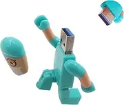 [EcooDisk] 32GB USB 3.0 Flash Drive Diamond Lipstick Shape Zip Drive with Necklace High Speed USB Stick Cute Pen Drive Fun Memory Stick Data Storage Thumb Drive Jump Drive with Jewelry Bag Great Gift