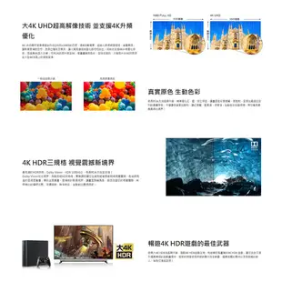 CHIMEI 奇美 49吋 4K 智慧連網液晶顯示器 TL-50R500 全新公司貨