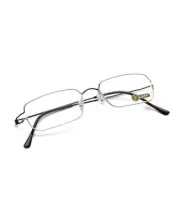 Ultra Light Reading Glasses for Men/Women,Stylish Blue Light 3.5x Black